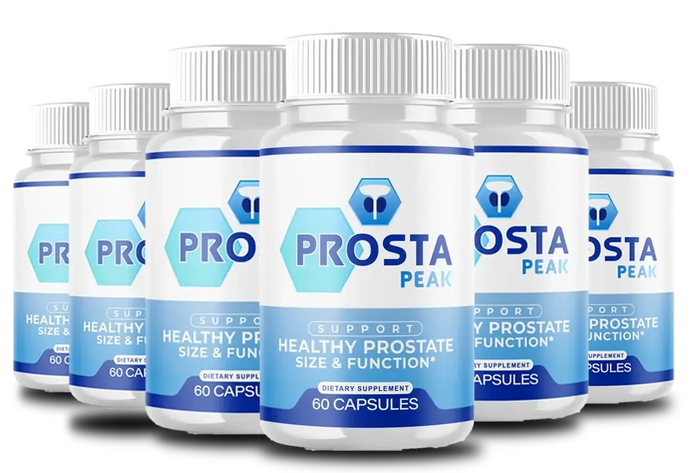 Prosta Peak supplement bottles